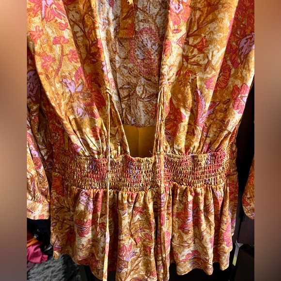 NWOT Free People Dance 'Til Dawn Romper in Floral Print Size S - Picture 12 of 12